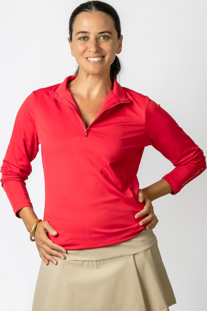 Amber 1/4 Zip — Ruby