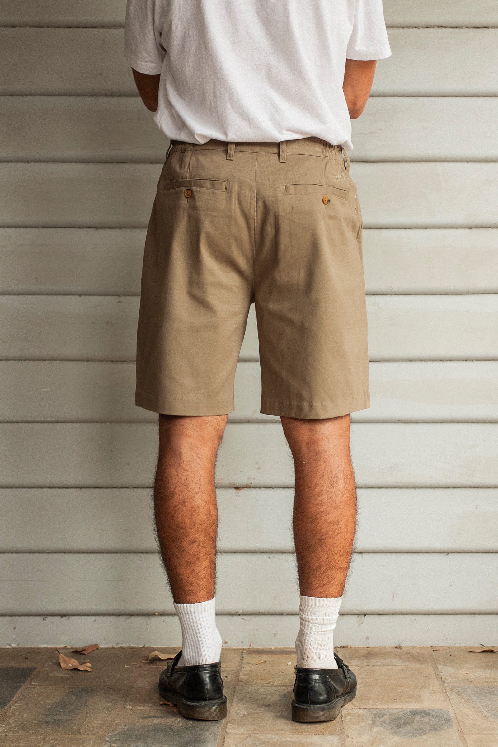 Peninsula Pleated Shorts - Tan