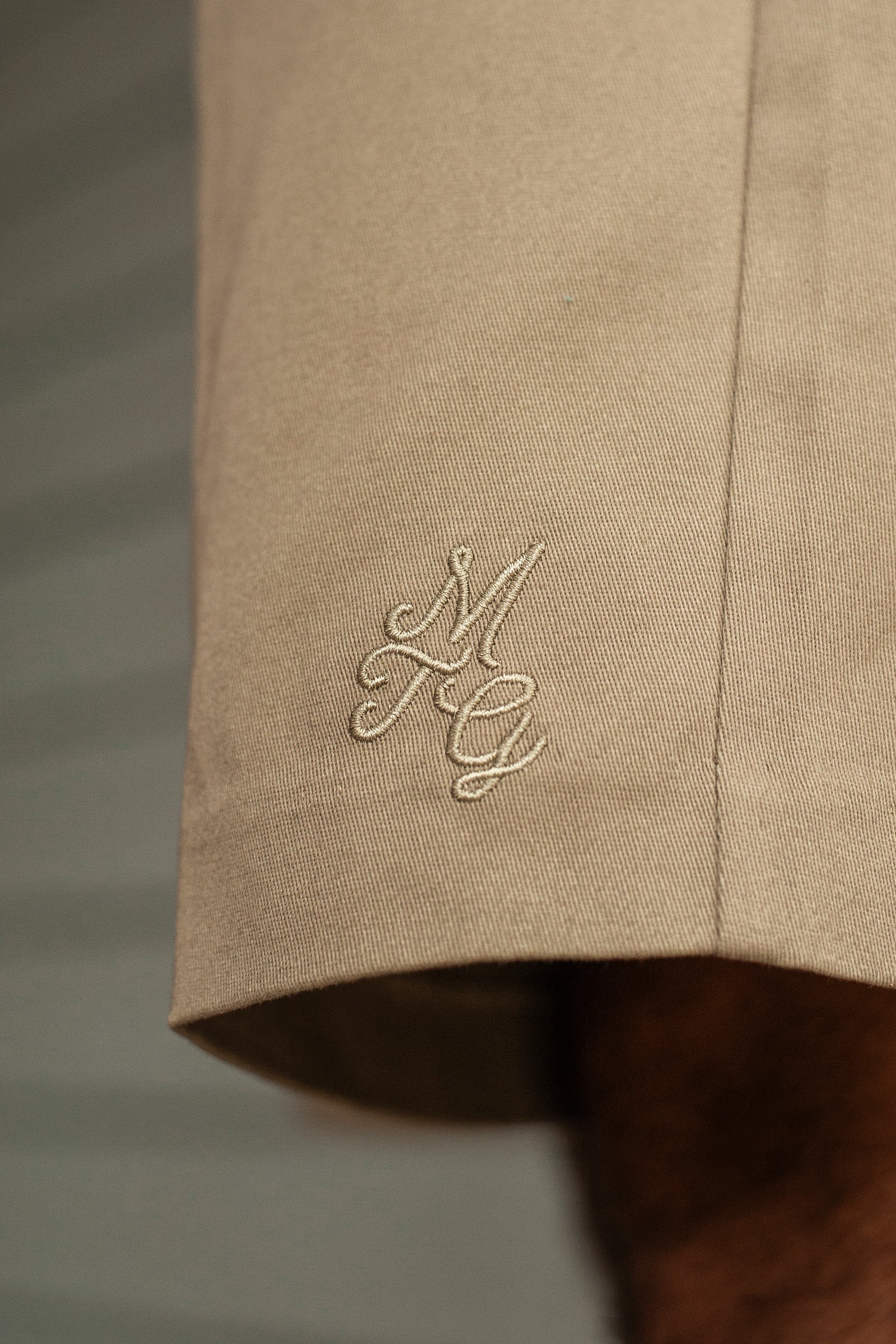 Peninsula Pleated Shorts - Tan