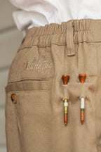 Peninsula Pleated Shorts - Tan