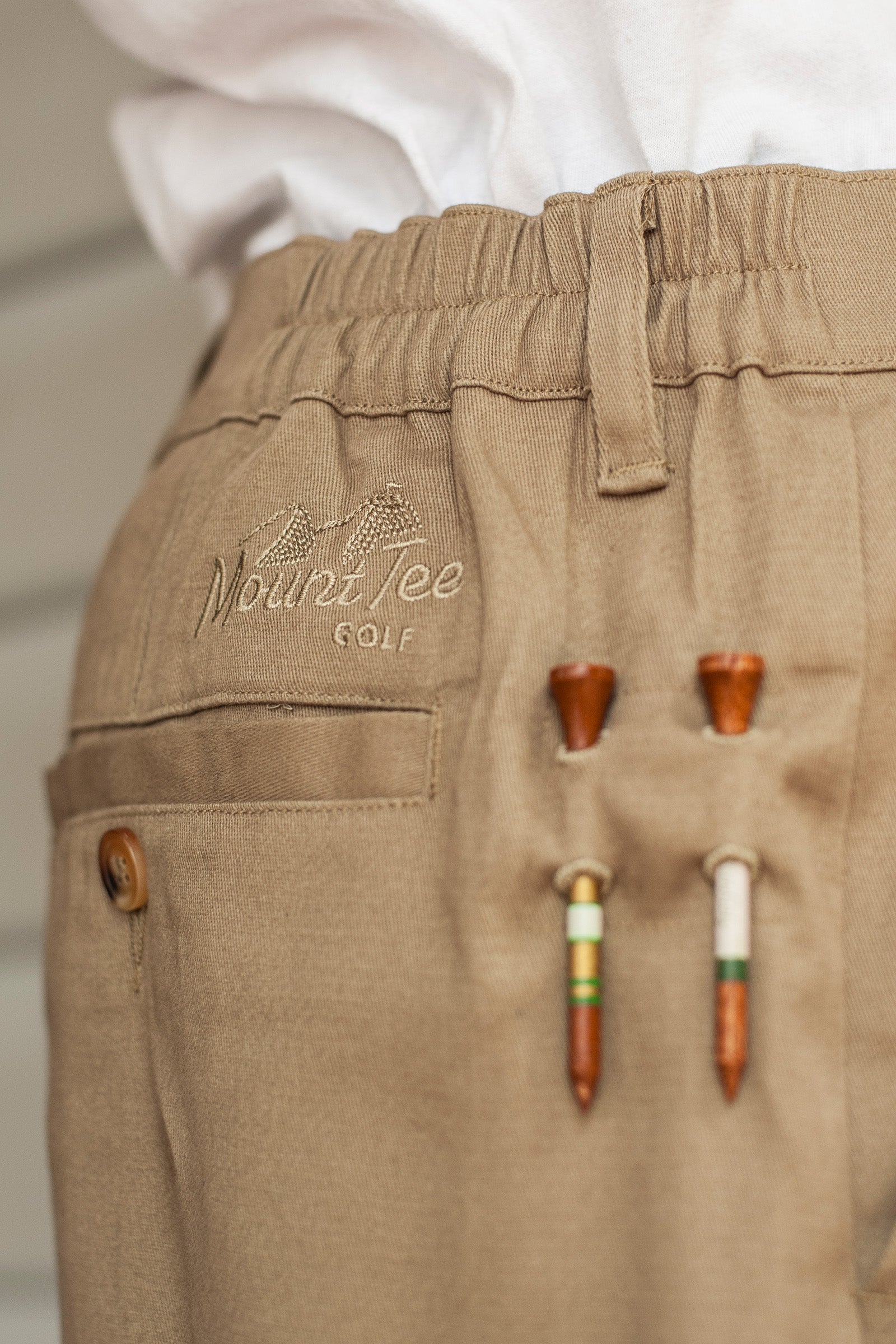 Peninsula Pleated Shorts - Tan