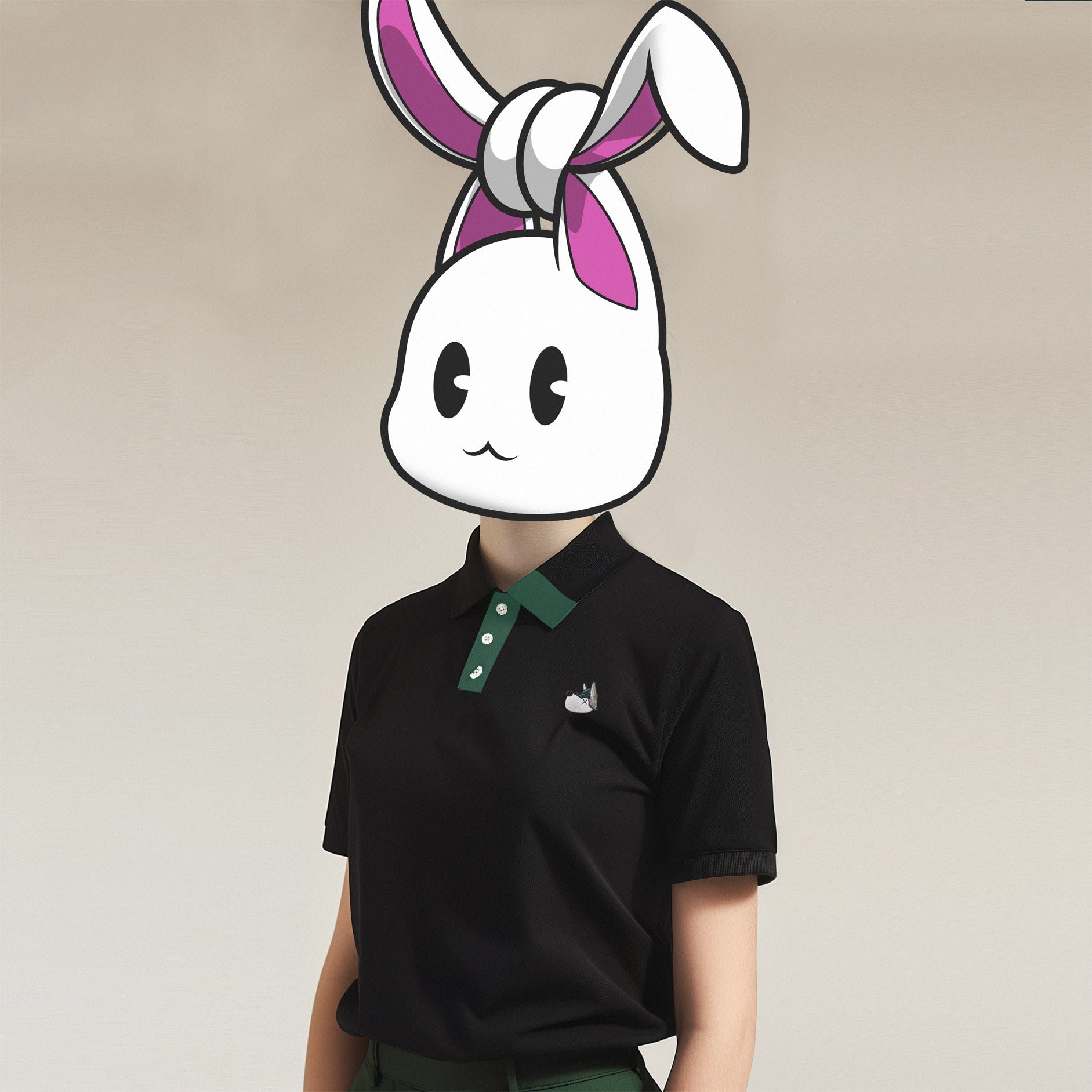 Women's Black Hunter Polo