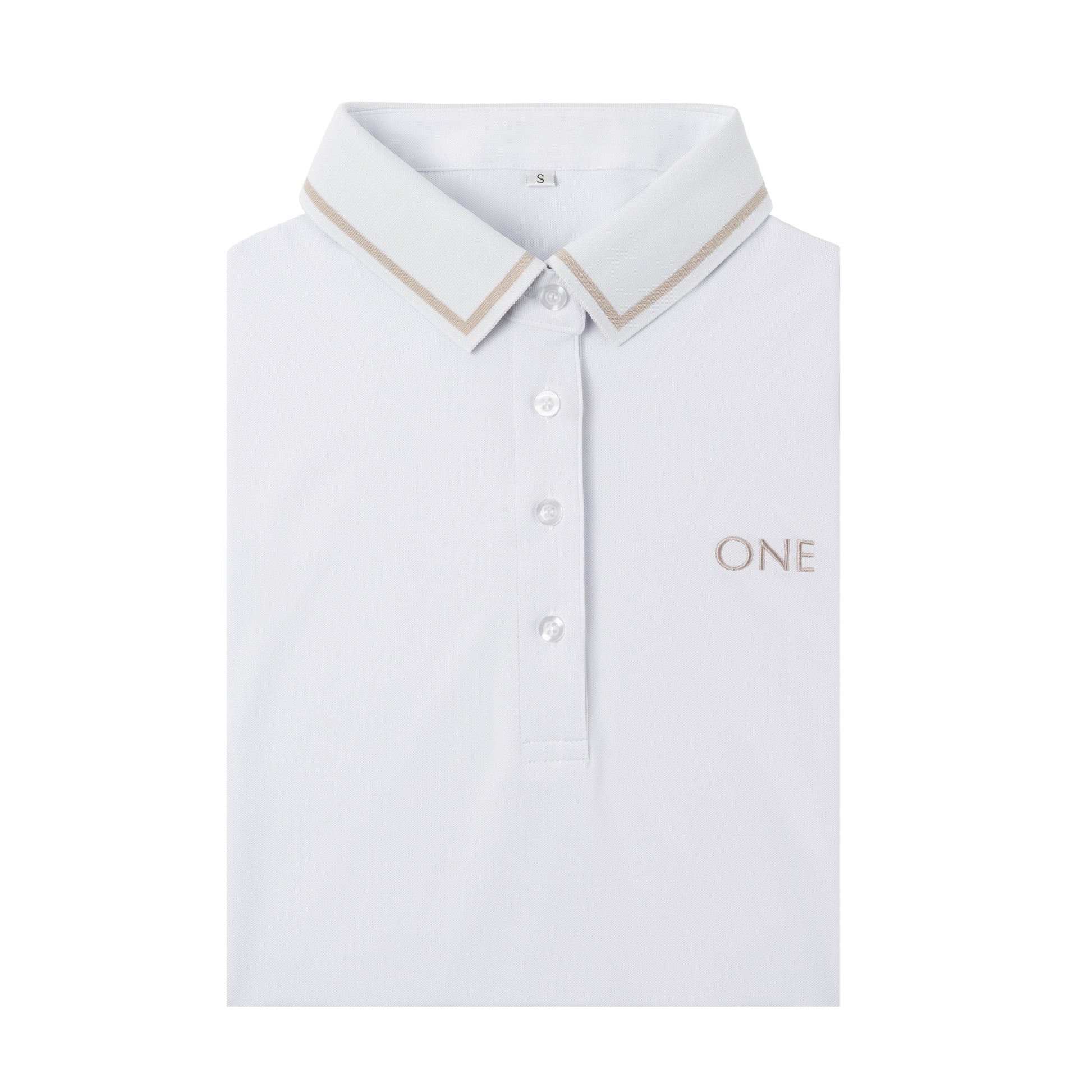 One Golf | White Signature Polo Short Sleeve