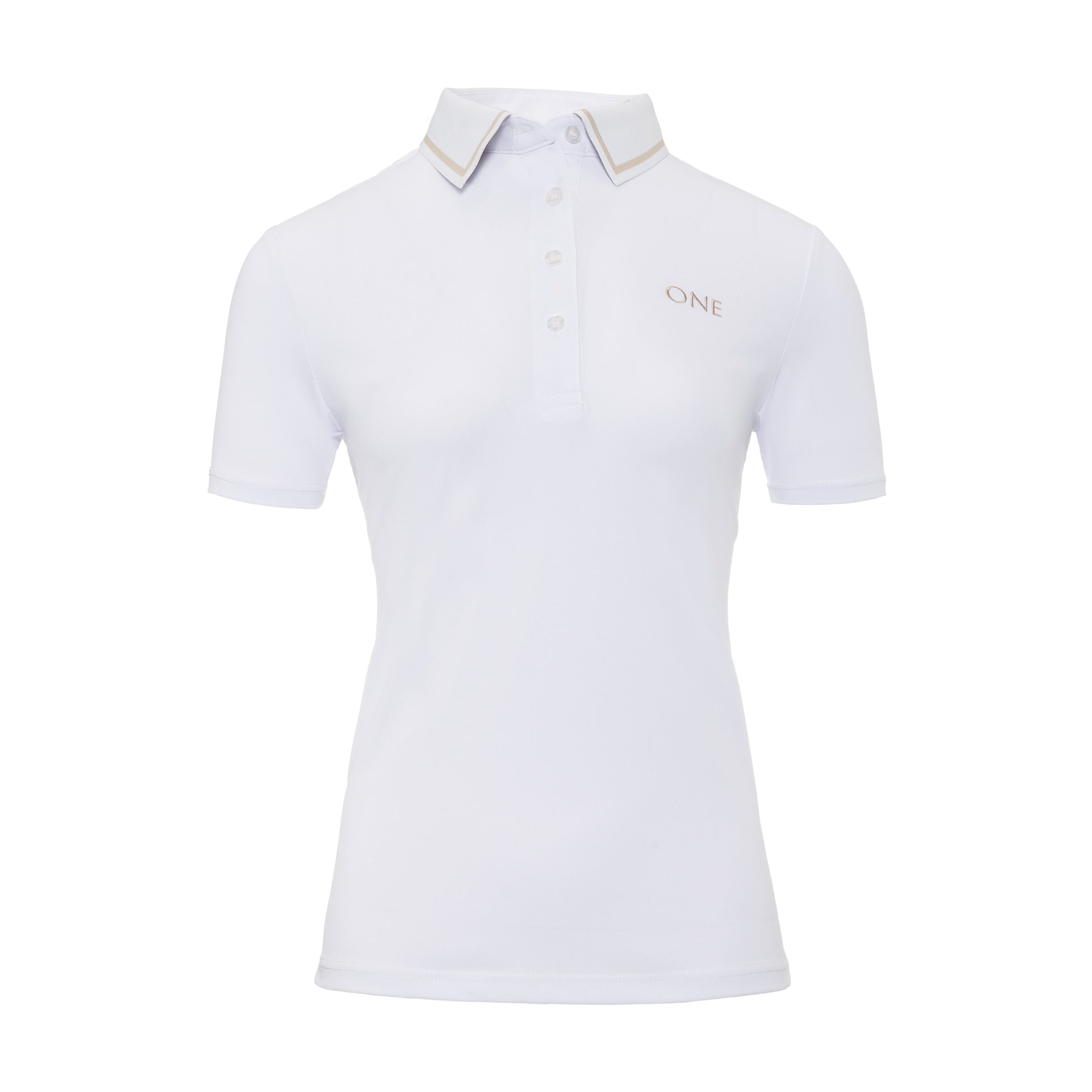 One Golf | White Signature Polo Short Sleeve