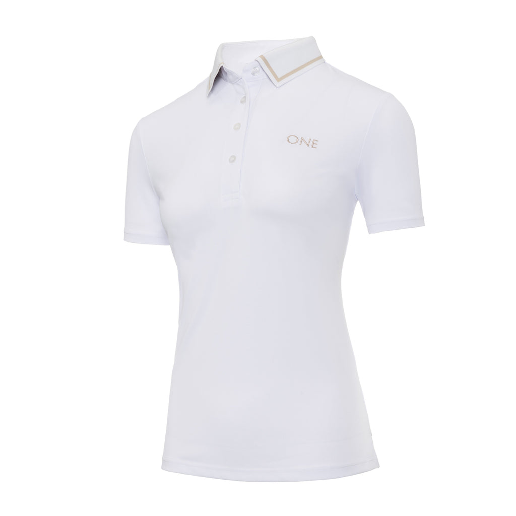 One Golf | White Signature Polo Short Sleeve