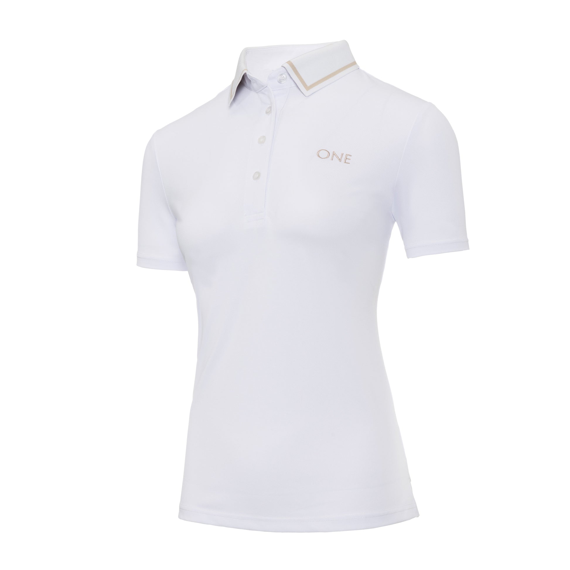 One Golf | White Signature Polo Short Sleeve