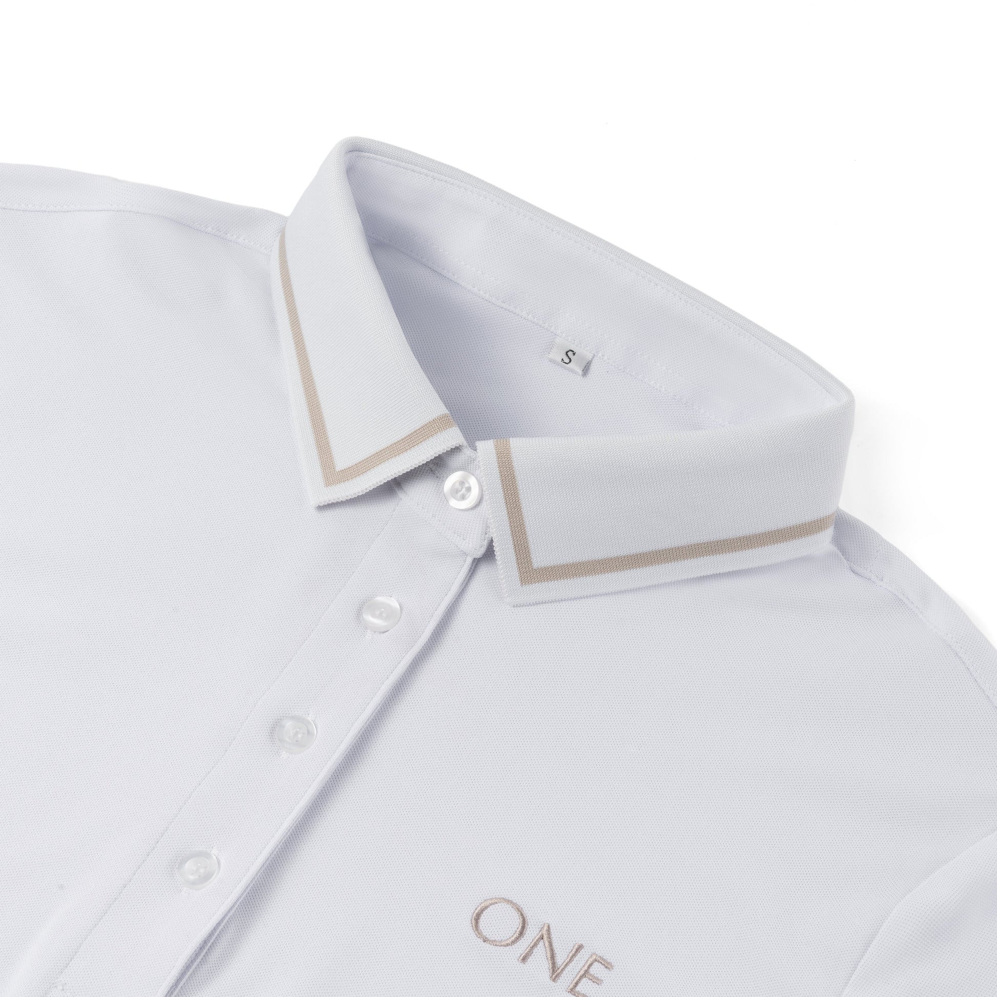 One Golf | White Signature Polo Short Sleeve