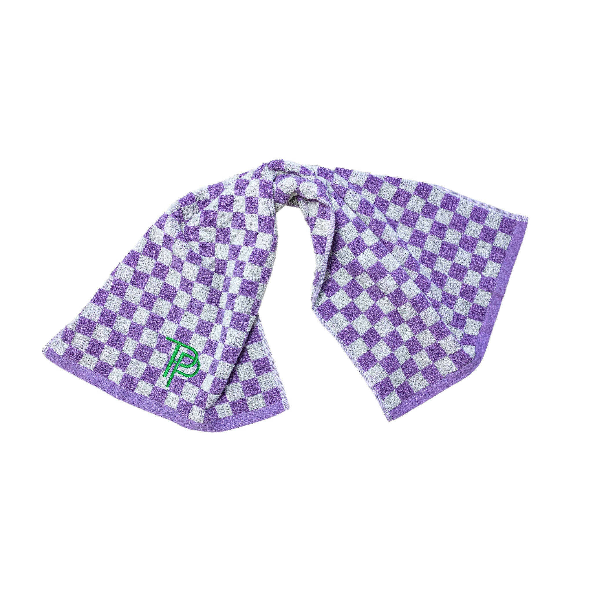 Checkered Towel - Heather - Three Putt Par