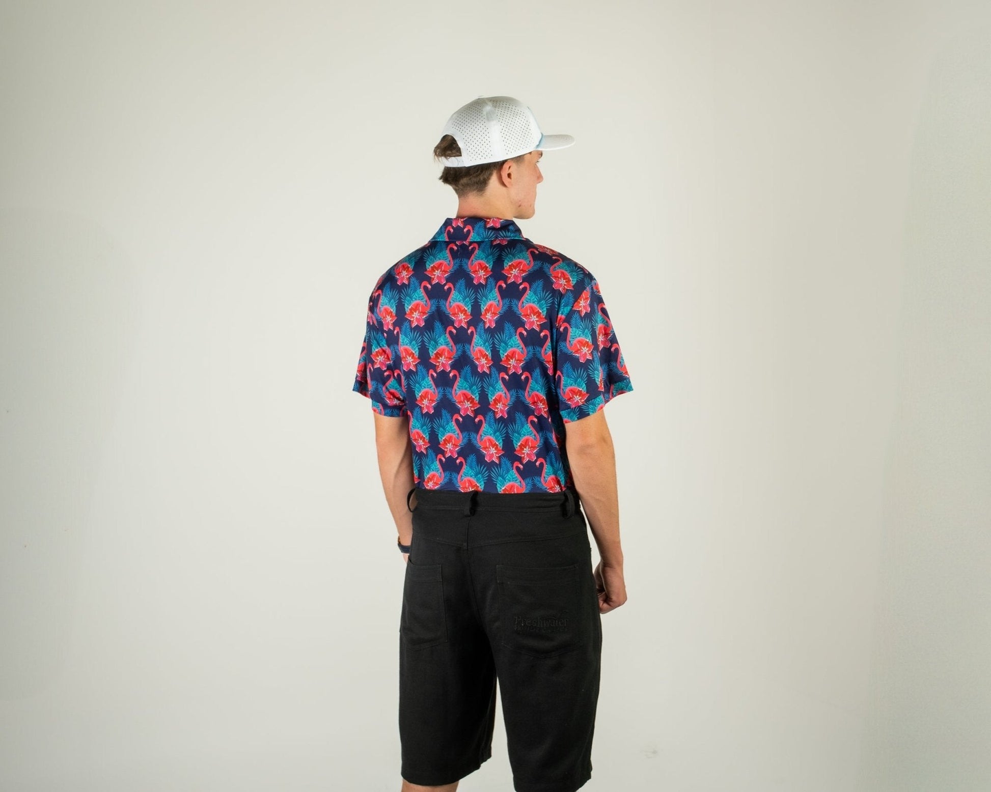 Flamingo Fade Polo