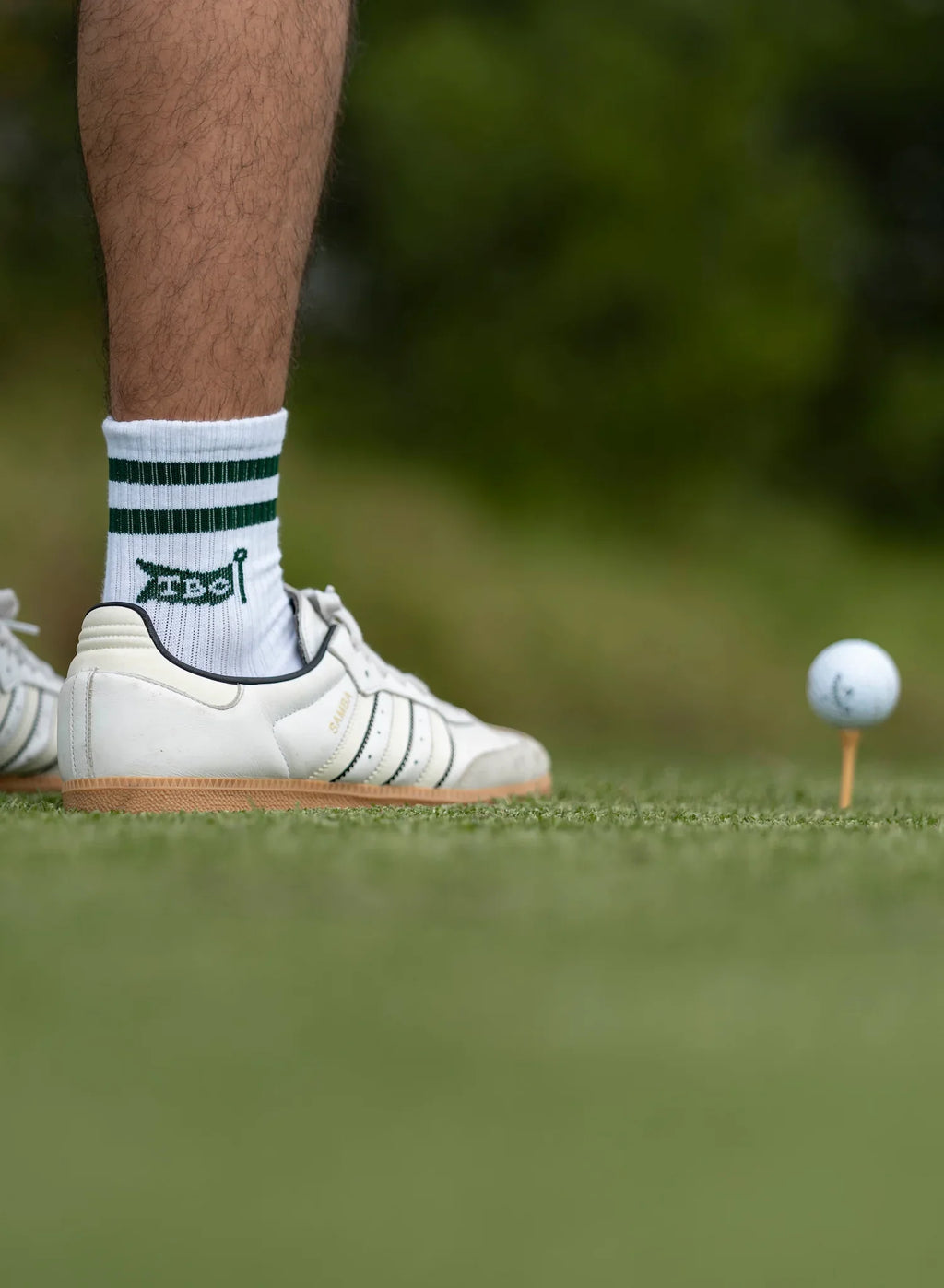 Caddie Crew Socks Heritage Green