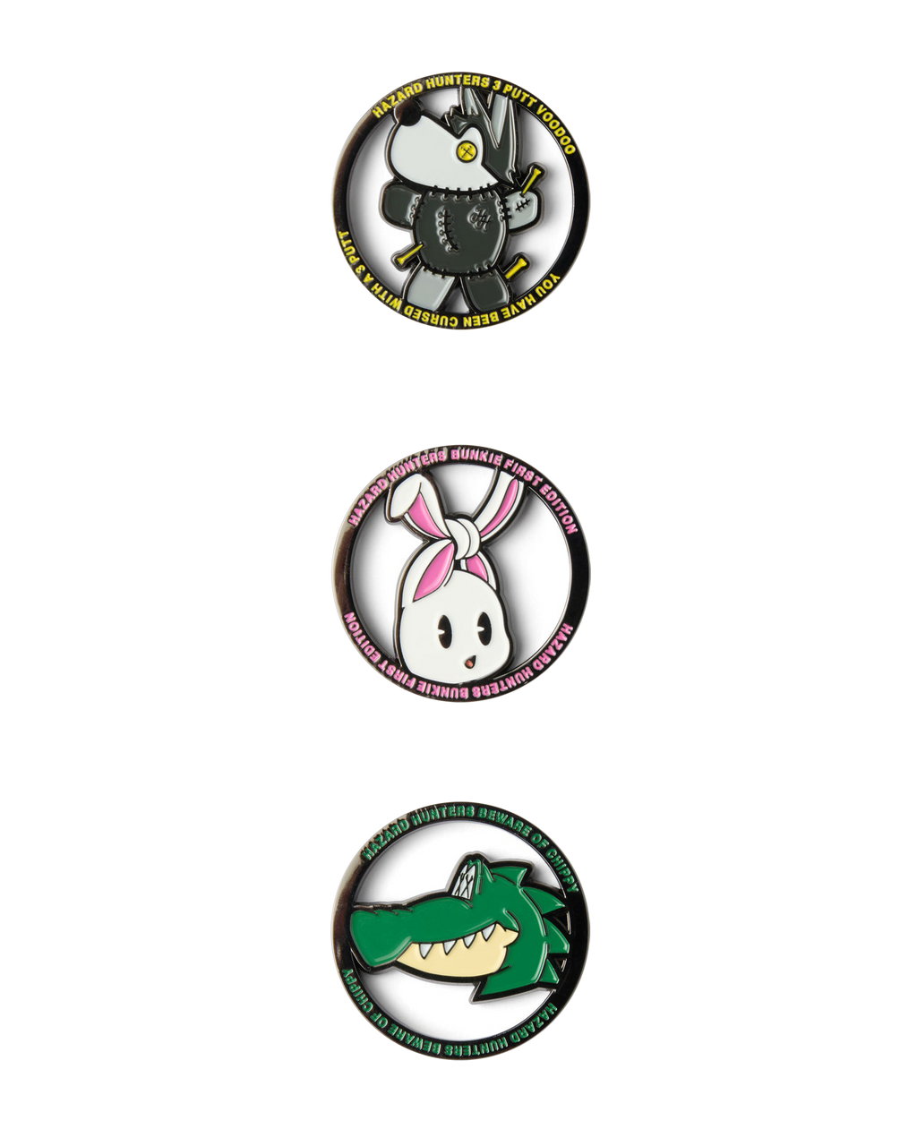 Hazard Hunters Trio Ball Markers