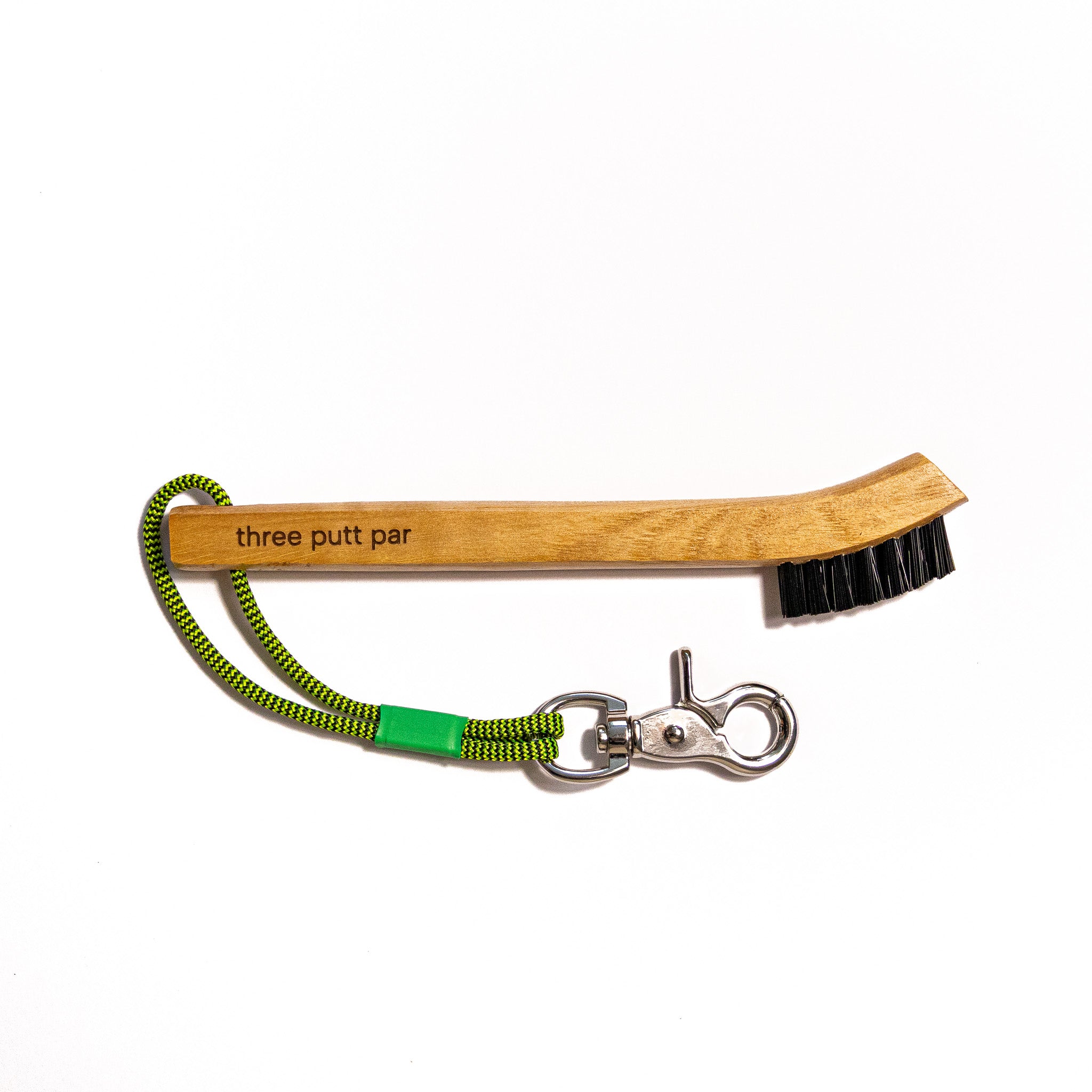 Hickory Golf Brush - Emerald Fairway - Three Putt Par