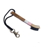 Painted Hickory Brush - Pink