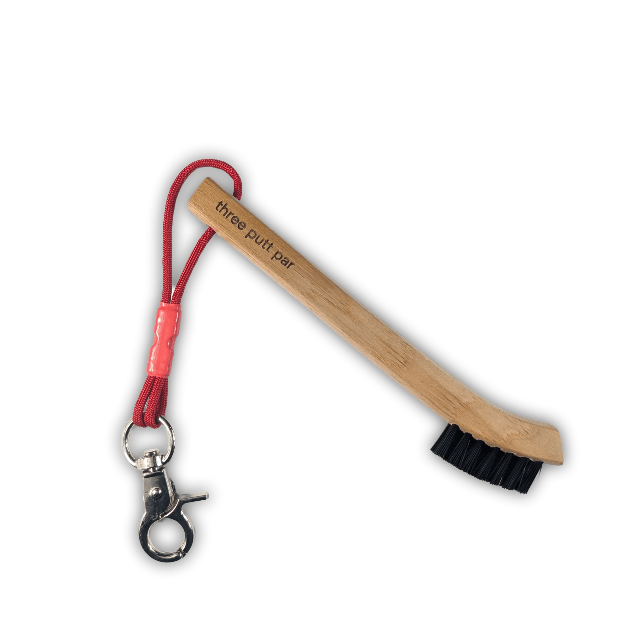 Hickory Golf Brush - Red Stake