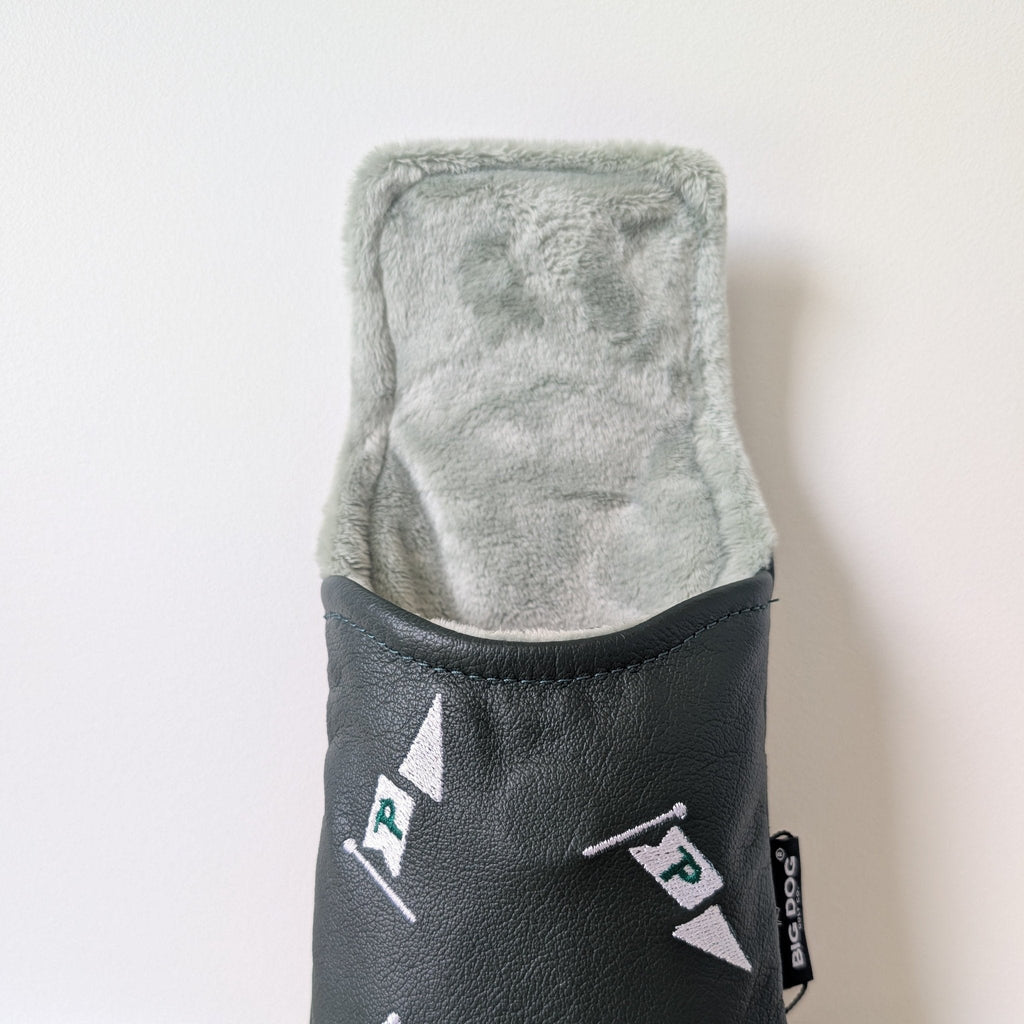 Three Putt Par | Leather Rangefinder Pouch - Green