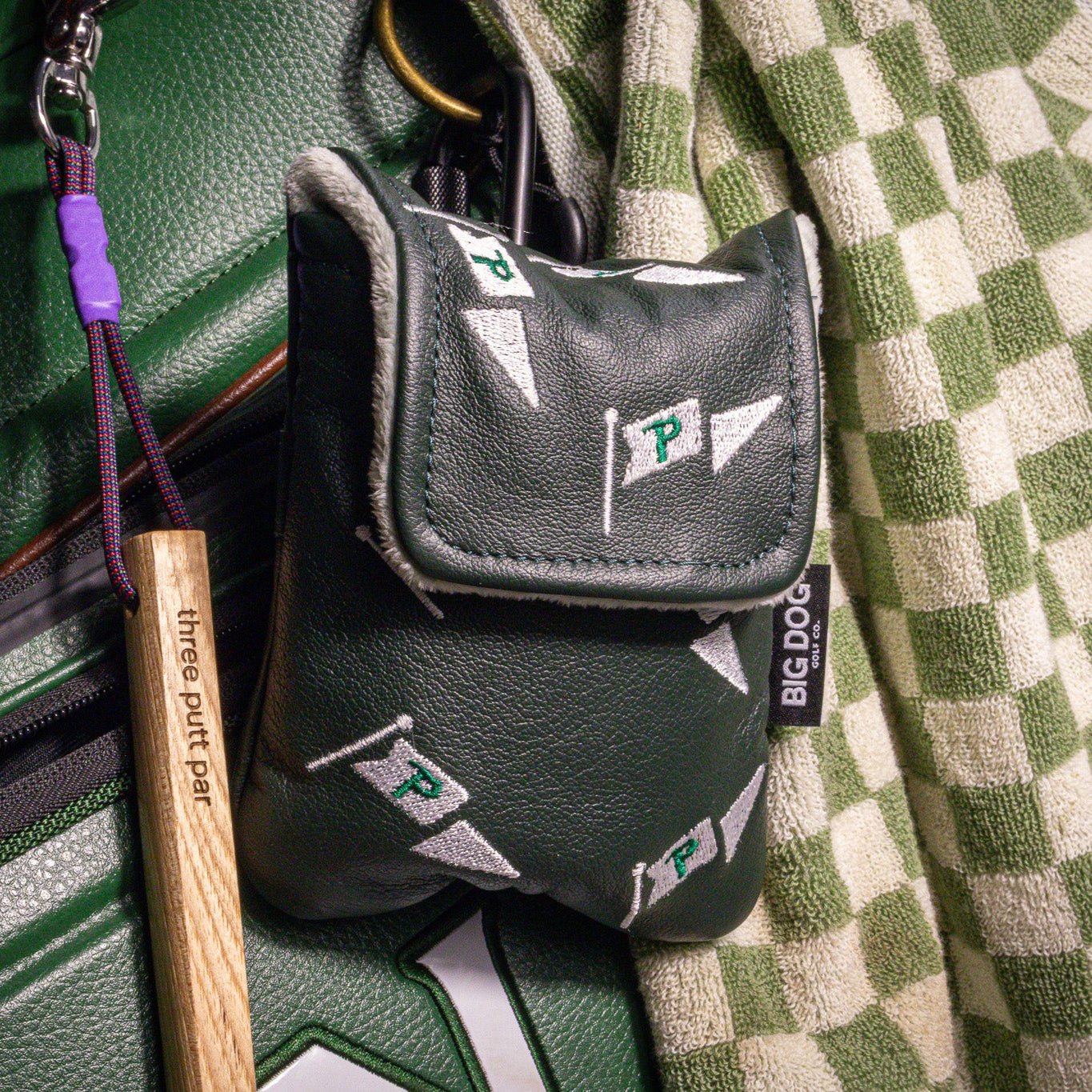 Leather Rangefinder Pouch - Green