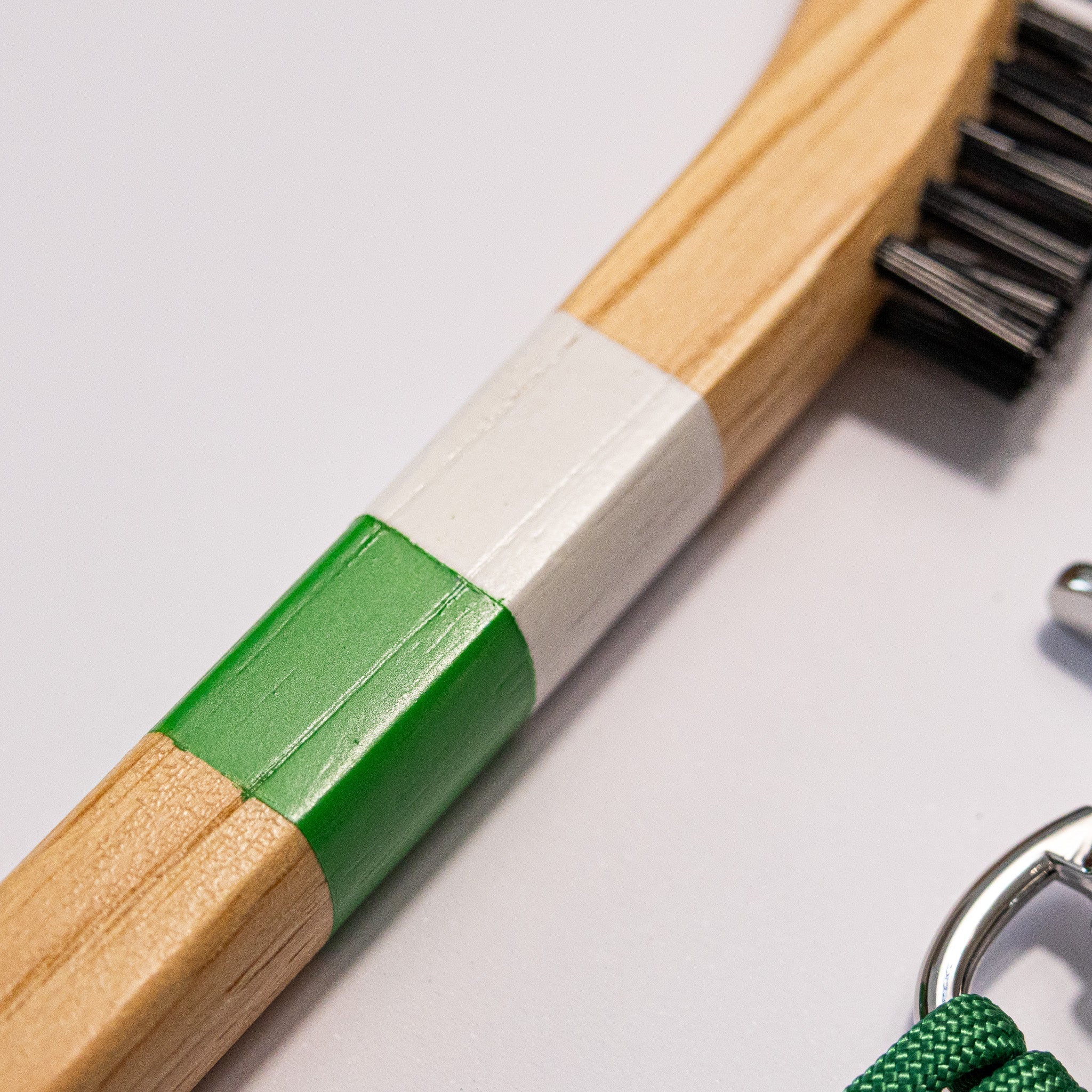 Painted Hickory Brush - Greenside