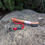 Painted Hickory Brush - Pink