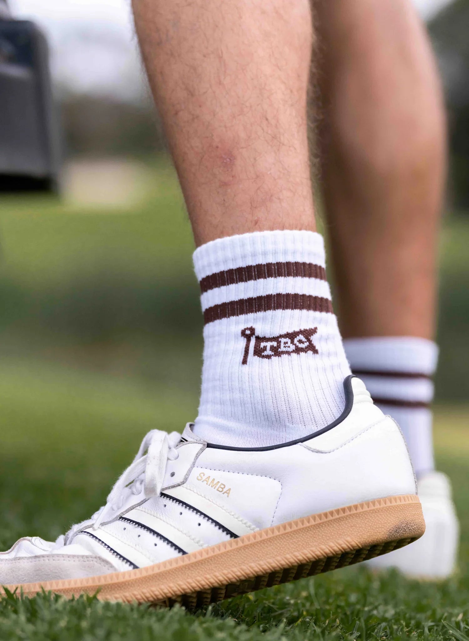 Caddie Crew Socks Plum