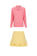 Amber 1/4 Zip - Watermelon