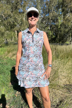 Zoe Sleeveless - Pastel Leopard