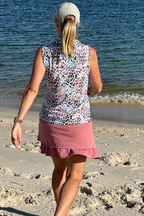 Zoe Sleeveless - Pastel Leopard