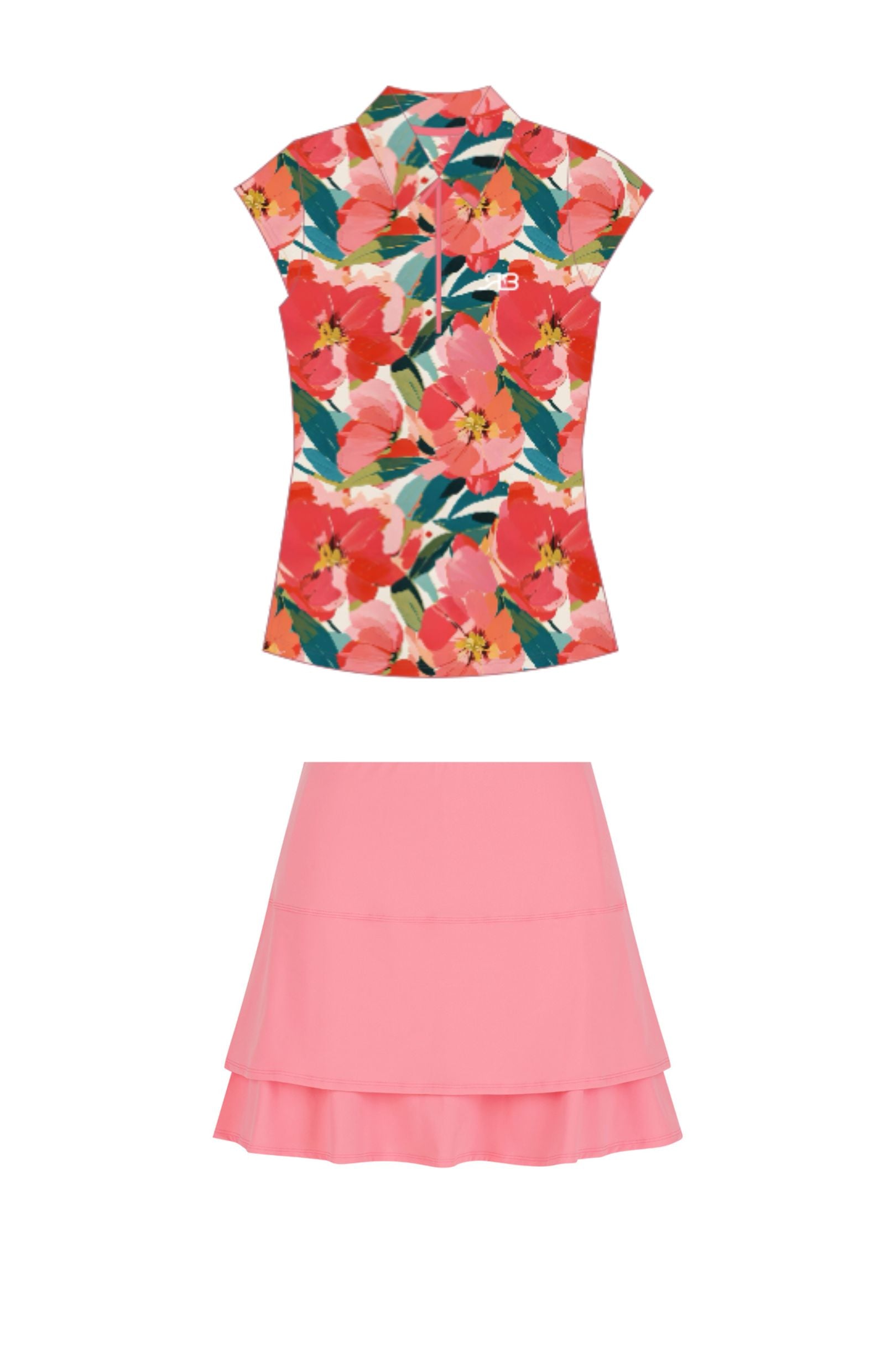 Casey Cap Sleeve - Poppies