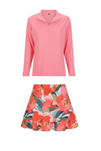 Flip Skort - Poppies
