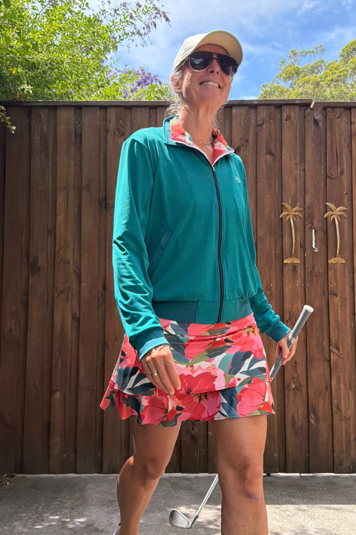 Flip Skort - Poppies