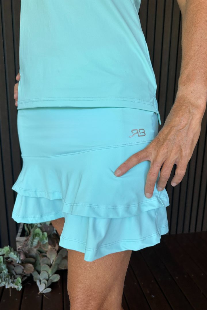Cha Cha Skort - Aqua Mist