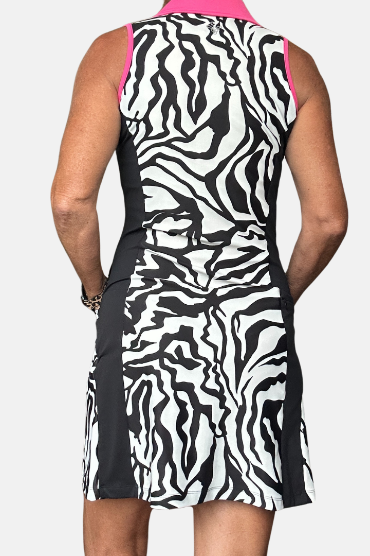 Dash Dress — Zebra