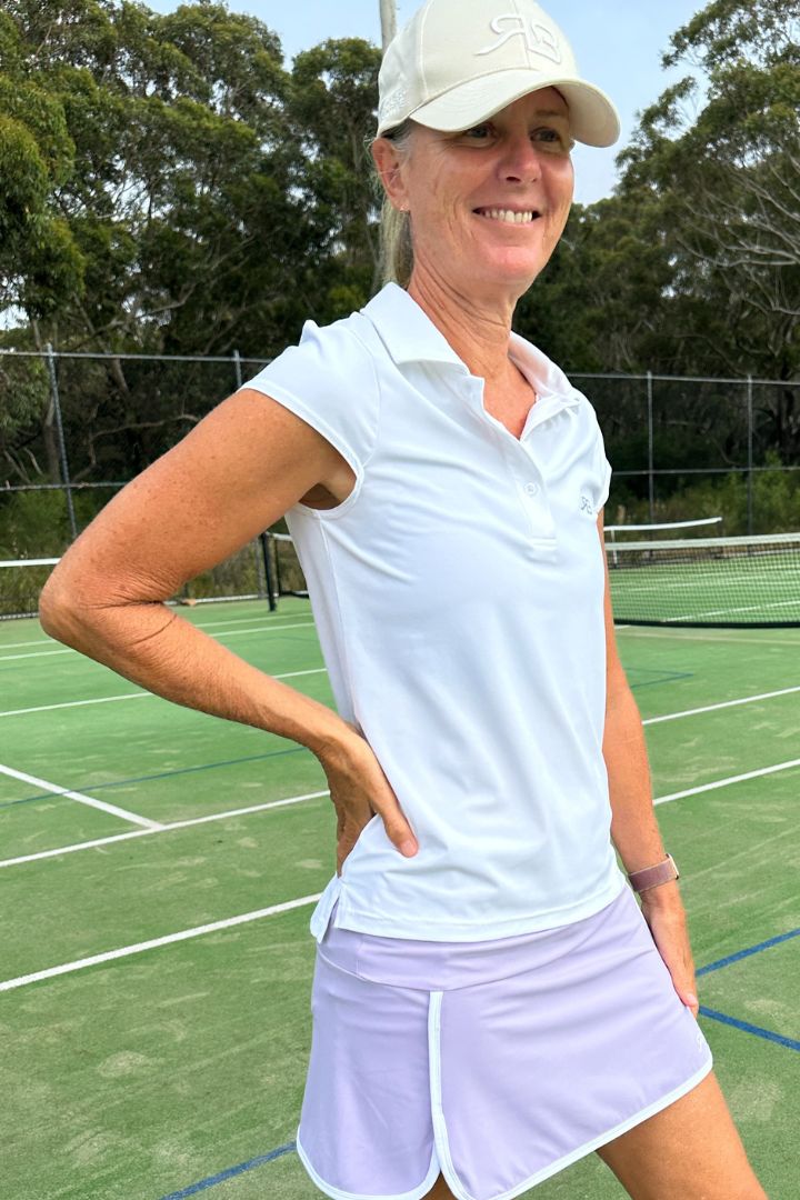 Casey Cap Sleeve - White