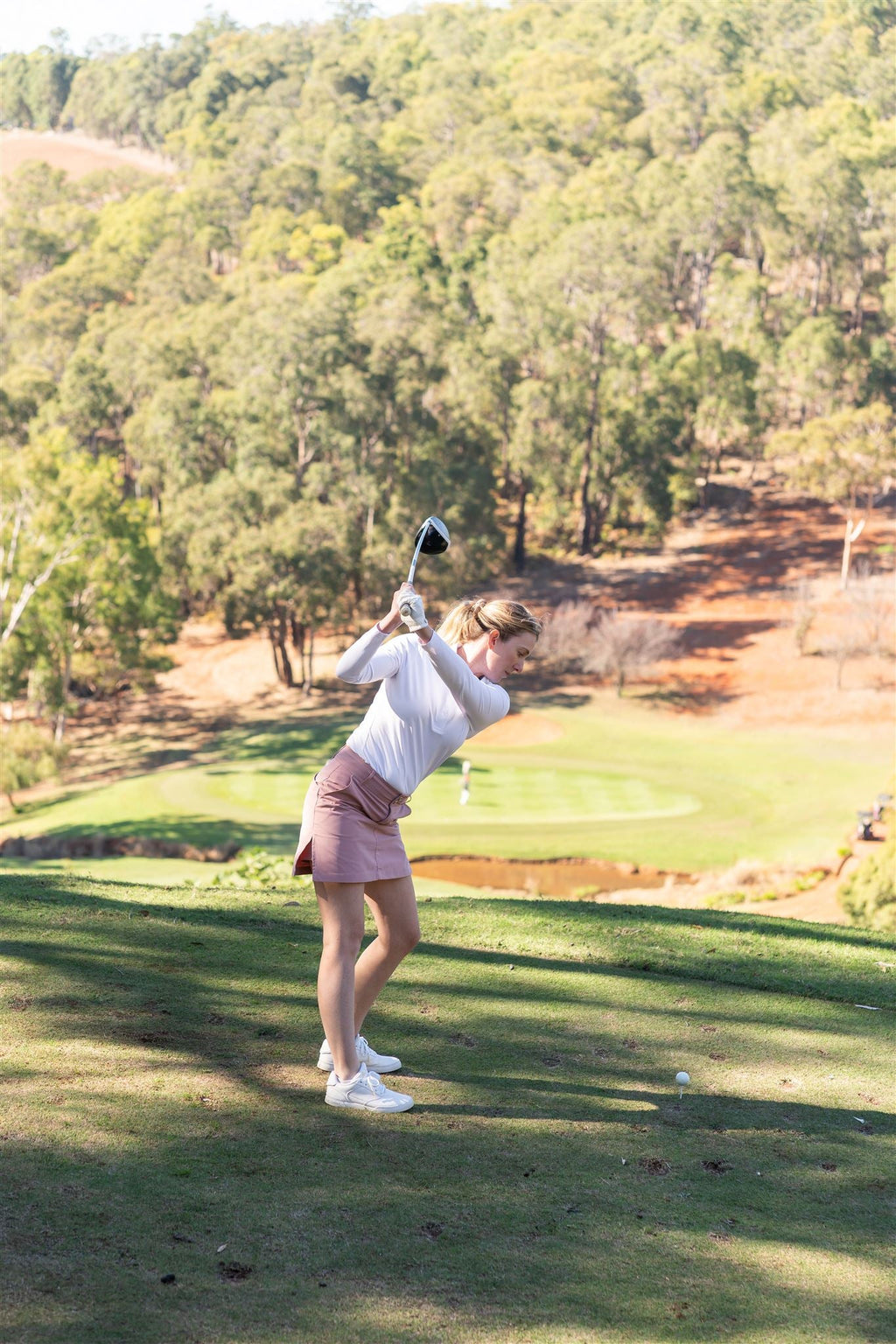 White Signature Polo Long Sleeve