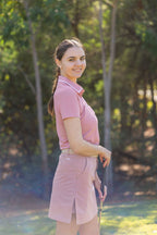 Pink Signature Polo Short Sleeve