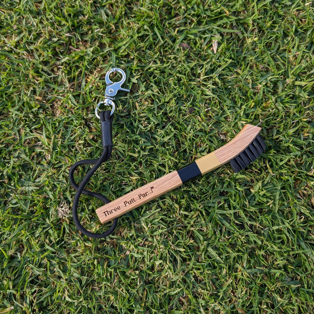 Three Putt Par | Painted Hickory Brush - Royal