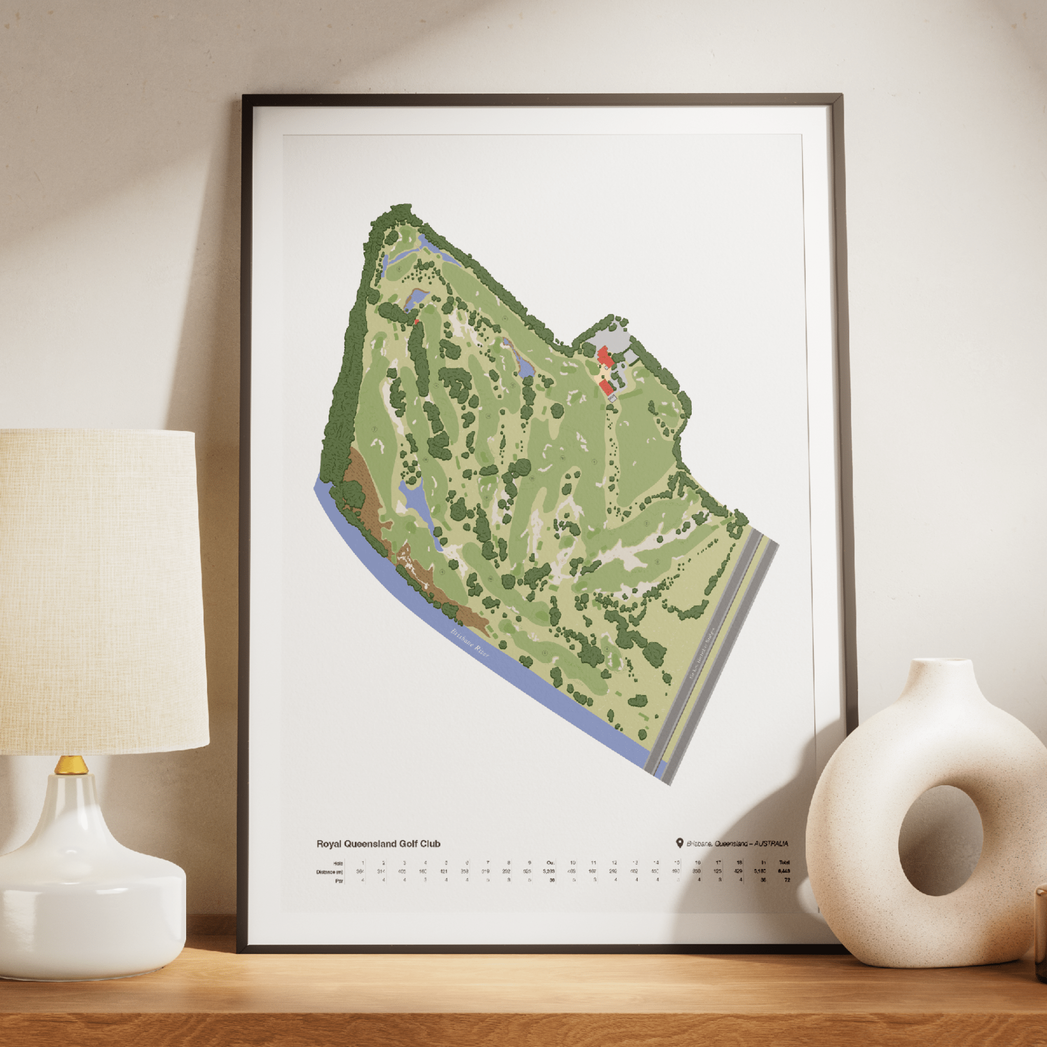 Royal Queensland Course Map - Stagg