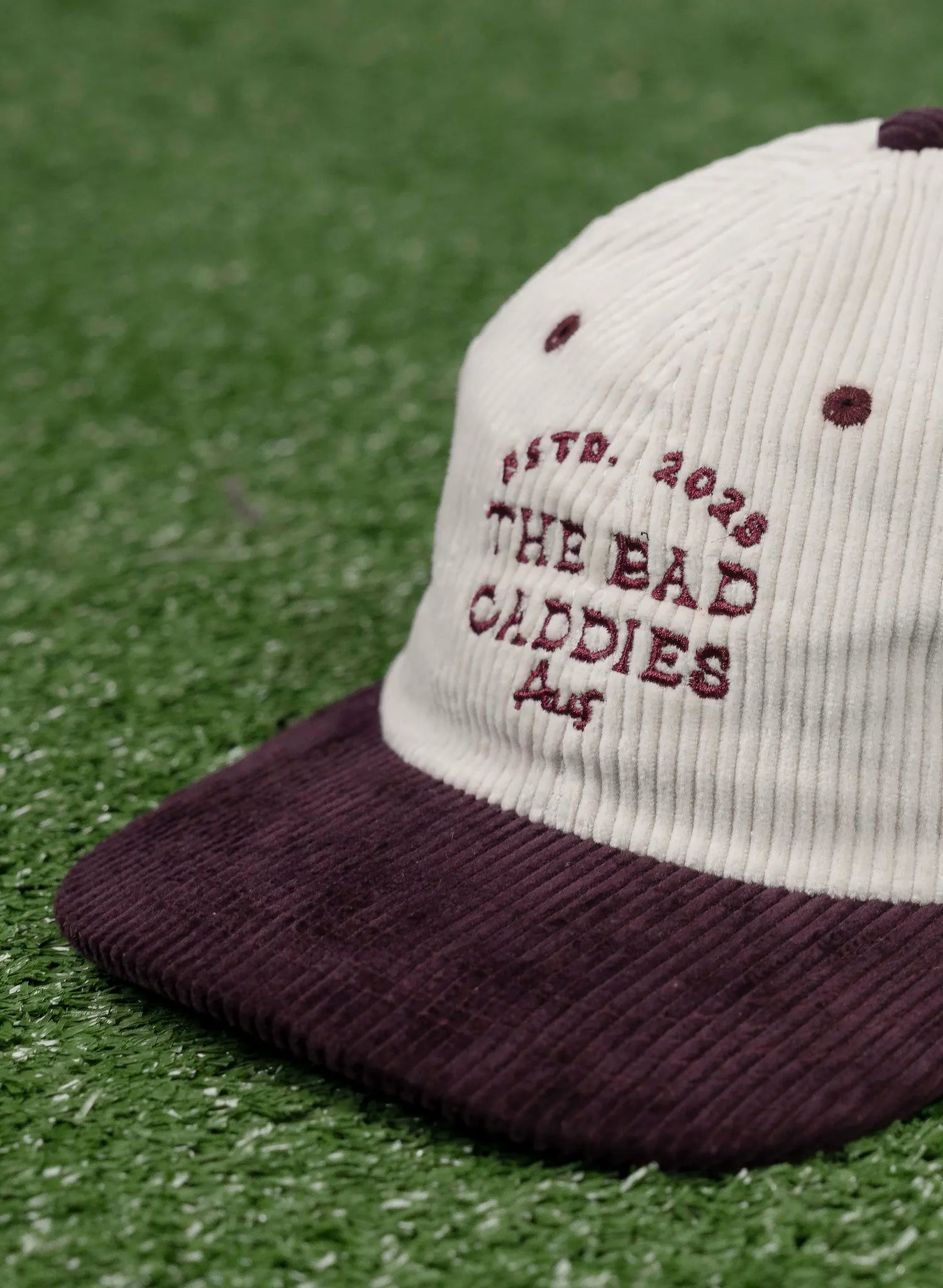 Corduroy Cap Plum